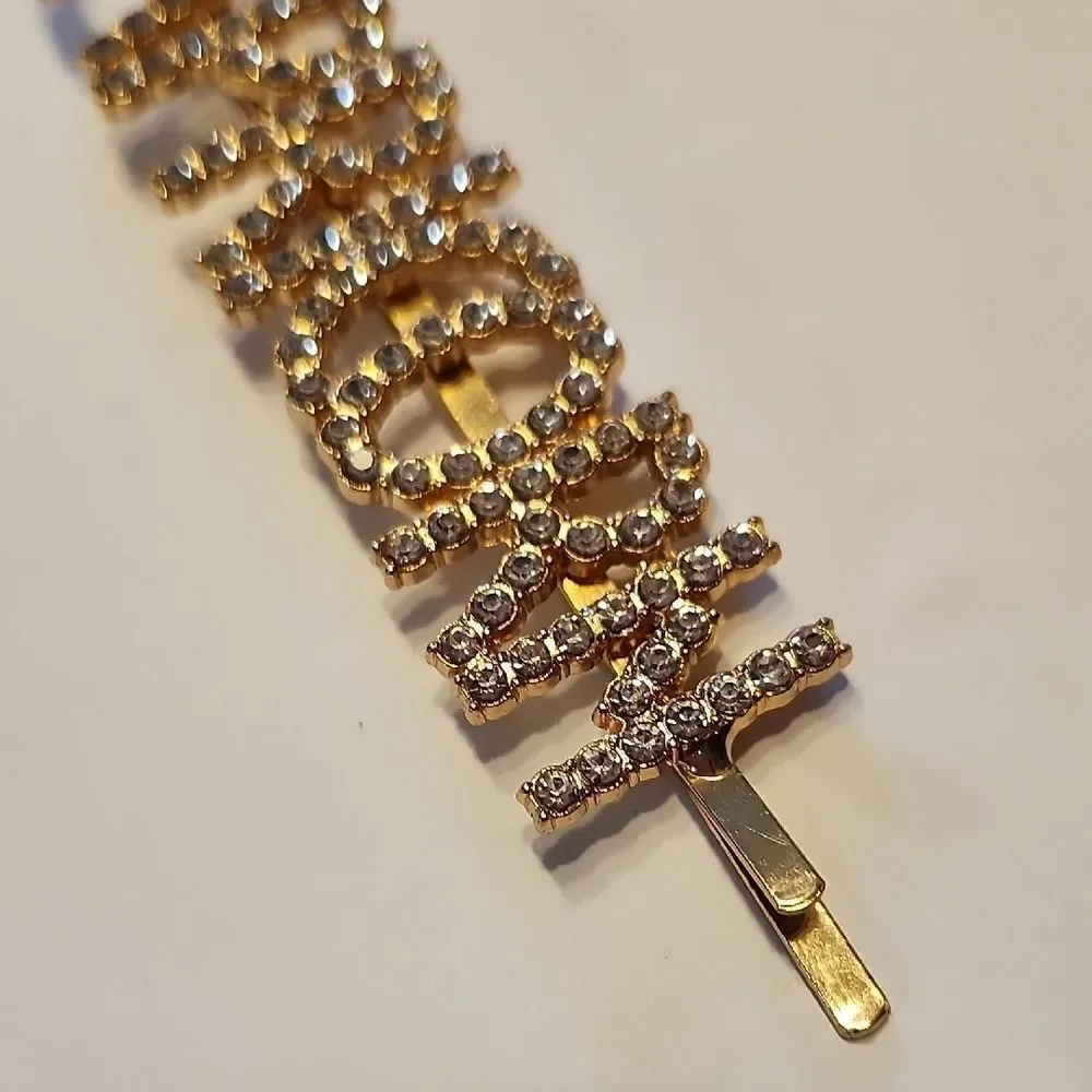 Gold Tone Capricorn Large Hair Pin